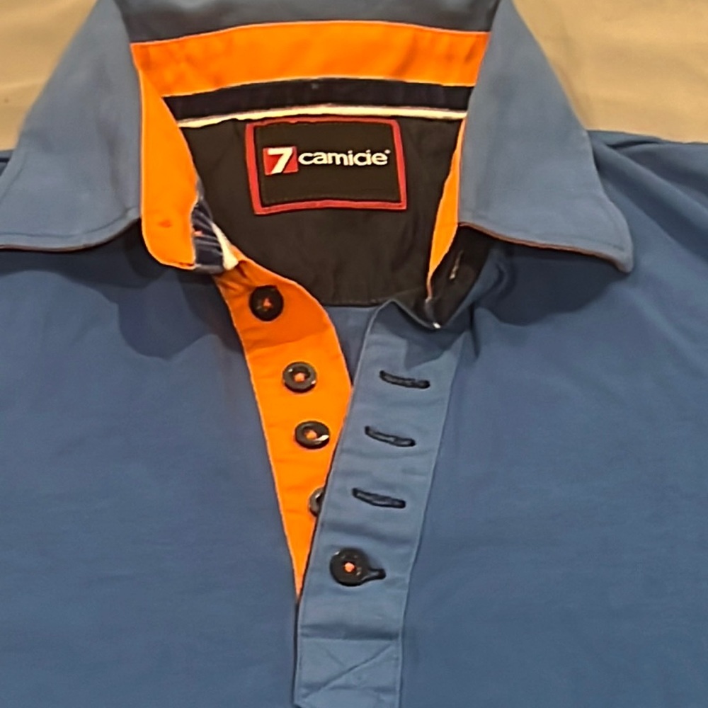 Vintage 7 camicie fitted polo medium